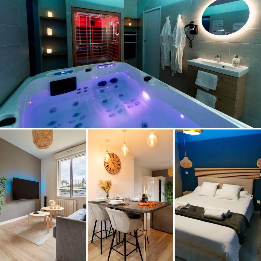 Escapade Relaxante - Spa - Jacuzzi - Sauna - Prives LʼIsle-Adam Extérieur photo